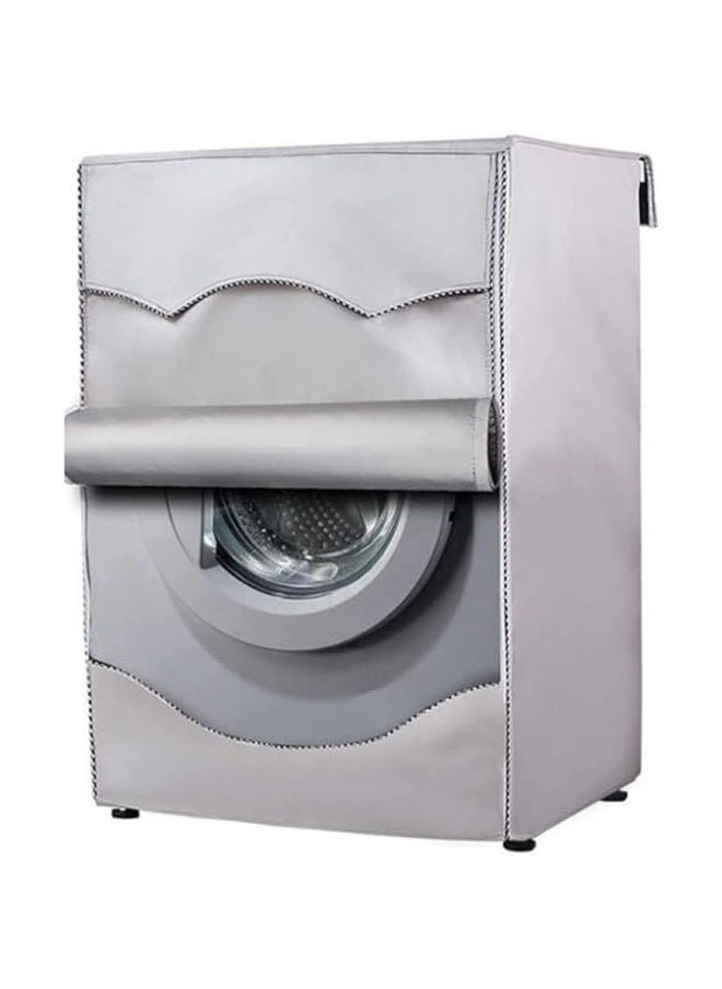 Arabest Washing Machine Cover, Washer Dryer Dustproof Waterproof Protection Case Cover Sunscreen with Zipper for Front Load Washer Protection  - Image 1