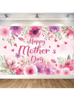 Mother's Day Decoration Backdrop with a Lovely Floral Design in Pink to Add a Special Touch to Mother's Day – Size 100*150 cm