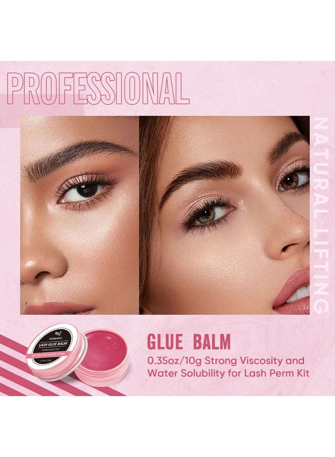 پيرمانيا بلسم رفع الرموش من بيرمانيا، لاصق رفع الرموش الجديد، 0.35 أونصة/10 جرام، غراء رفع الرموش ذو لزوجة قوية وقابلية للذوبان في الماء لمجموعة تمويج الرموش (فراولة) - Image 5