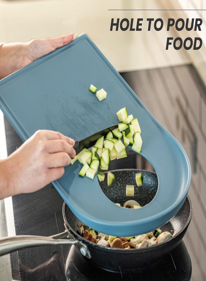 Vigar Cutting Board Set of 3, Kitchen Boards in Assorted Sizes and Colors, Non-Slip and Dishwasher Safe, Multipurpose Chopping Boards for Different Food Types, Essentials for Apartment or House - Image 4