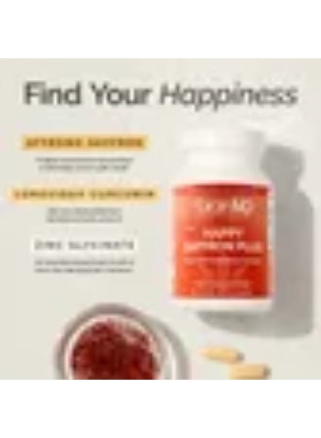 برينمد BrainMD Happy Saffron Plus – دعم المزاج والتوازن العاطفي – 90 كبسولة نباتية - Image 5