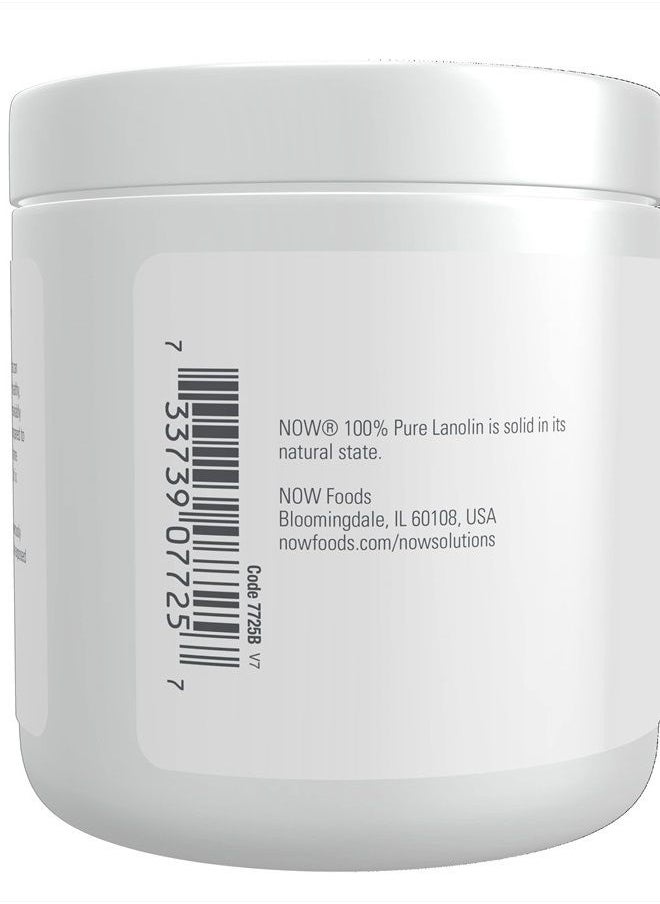 now Solutions, Pure Lanolin, Wind and Harsh Environment Skin Protectant, Thick Jelly, For Rough Dry Skin, 7-Ounce  - Image 3