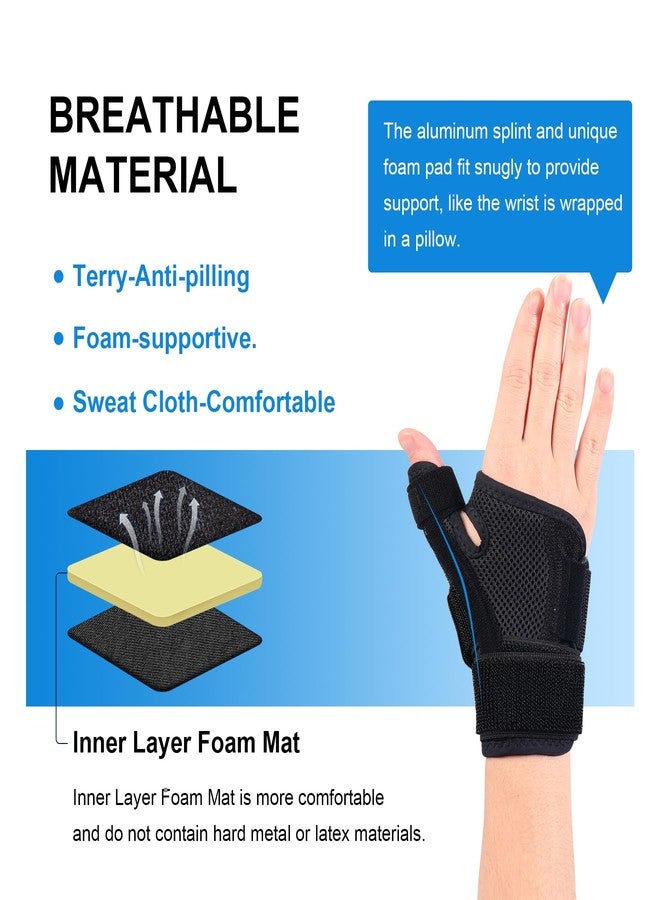 COMFYTHERA Thumb Spica Splint Brace Right Left Hand Women and Men, CMC with Thumb Support, for Arthritis, Tendonitis, Carpal Tunnel Pain Relief and Thumb Sprain (Basic model) - Image 3
