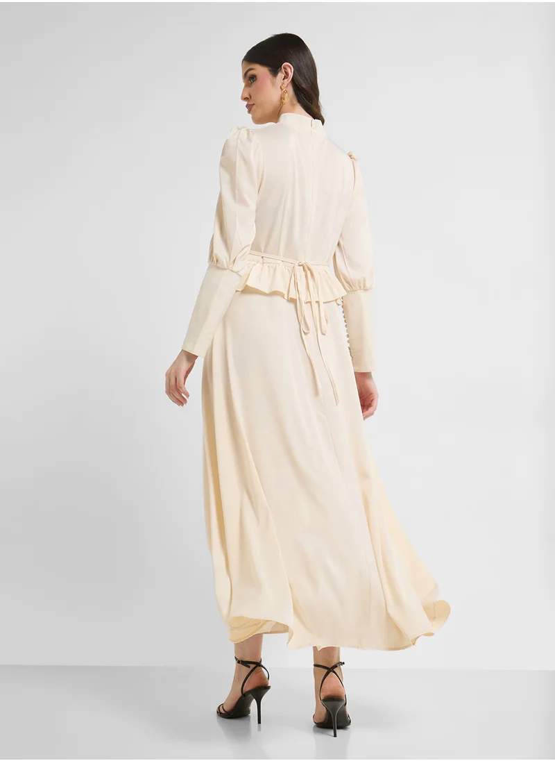 Khizana Puff Sleeve Dress