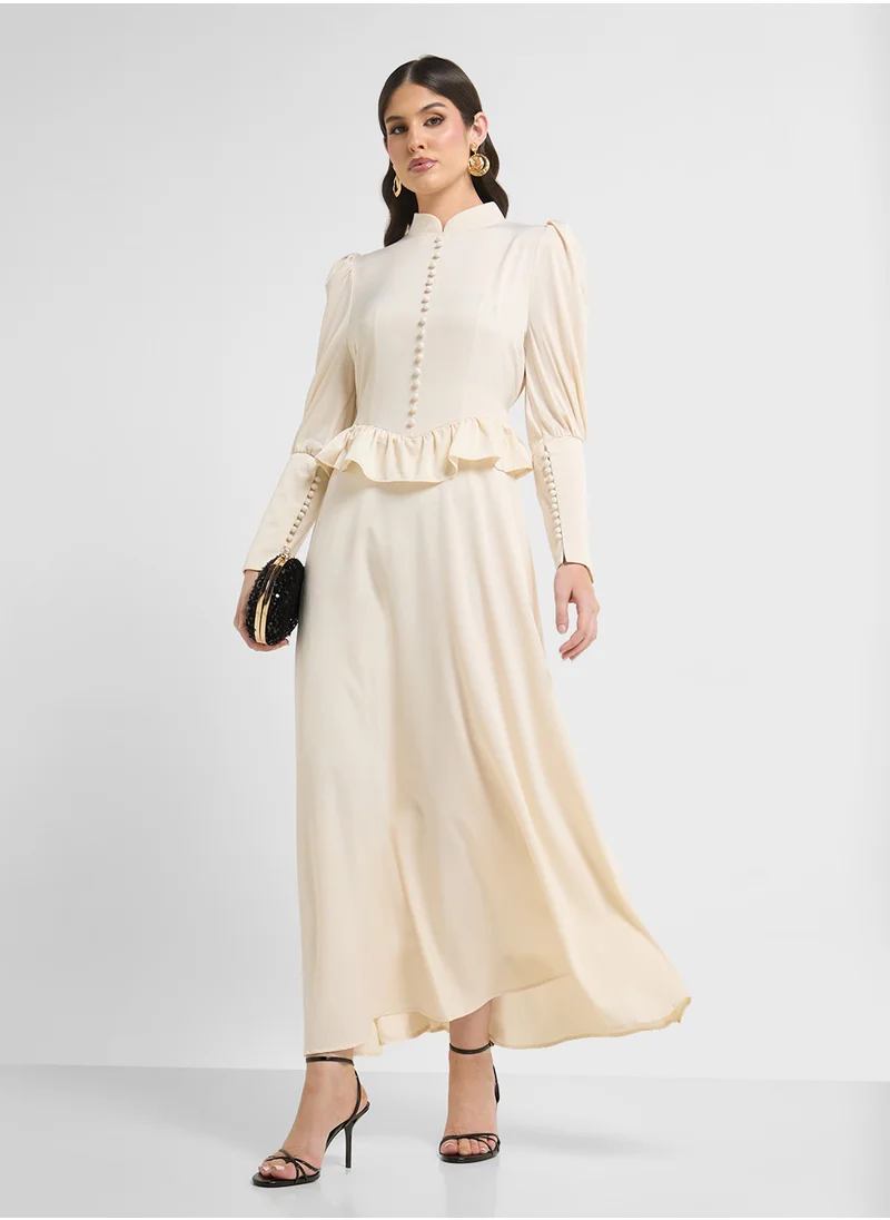 Khizana Puff Sleeve Dress