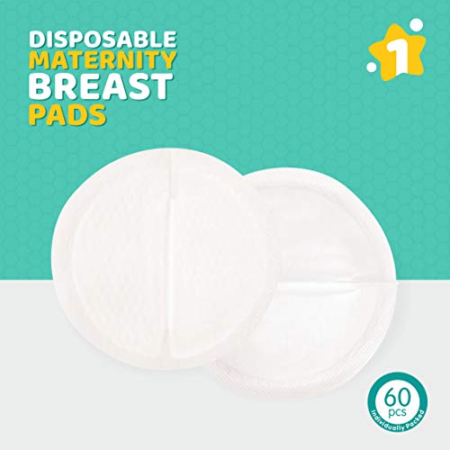 1st Step Honey Comb Lining, Super Absorbant Disposable Breast Pads with Day and Night Protection- 60 Pads - Image 4