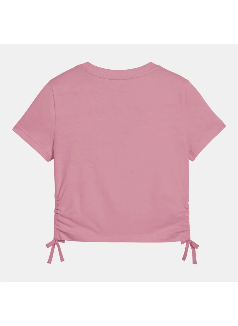PUMA Kids' Essentials Metallic Knotted T-Shirt