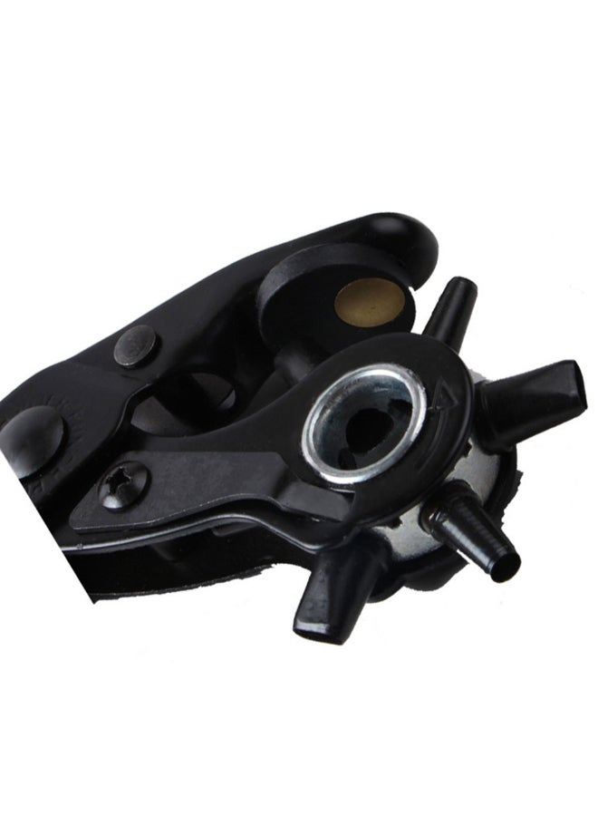 Loquat Professional Belt Hole Puncher Hand Machine Black/Red 250mm - Image 3