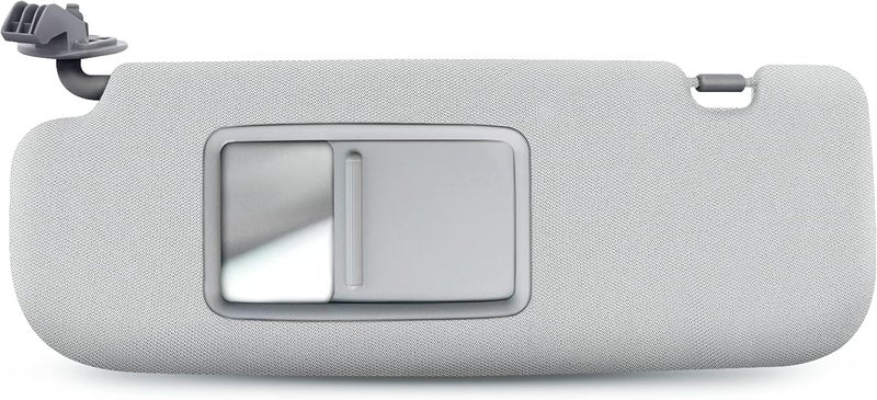 SAILEAD Left Driver Side Sun Visor Replacement Compatible with Hyundai Elantra 2011 2012 2013 2014 2015 Avante MD 852103X000TX Grey
