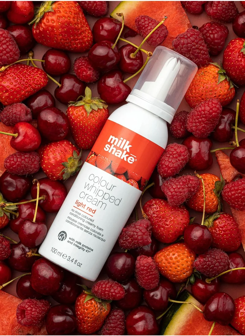 ميلك شيك milk_shake colour whipped cream light red 100ml