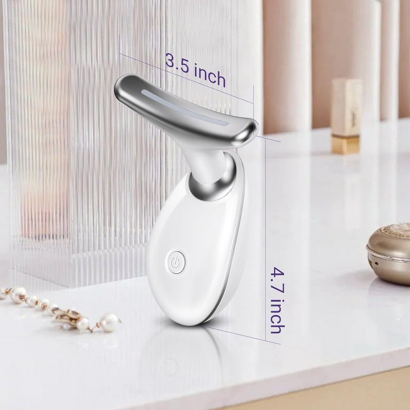 KYOTTANI Neck Face Massager - Face Sculpting Tool with 3 Modes and Vibration for Double Chin and Wrinkle Reduction, Daily Home Use, White - Image 5
