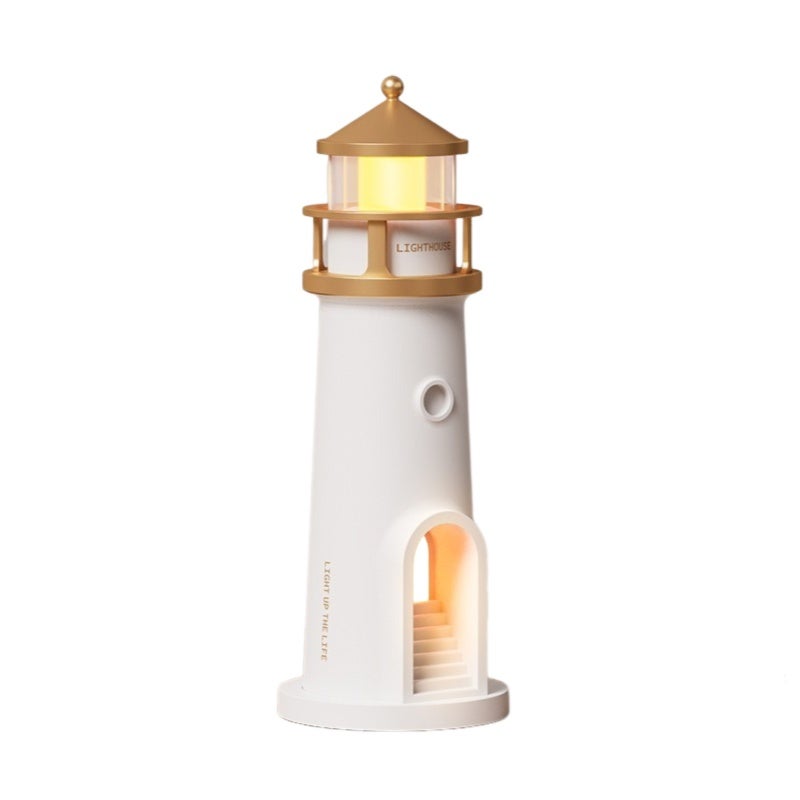 Projection Table Lamp 70*72*242mm White ABS+PC Material Symbolizes Protection And Hope - Immersive Light Sound Experience Atmosphere Night Light for Children’s Birthday Gift, Emotional Companion - Image 1