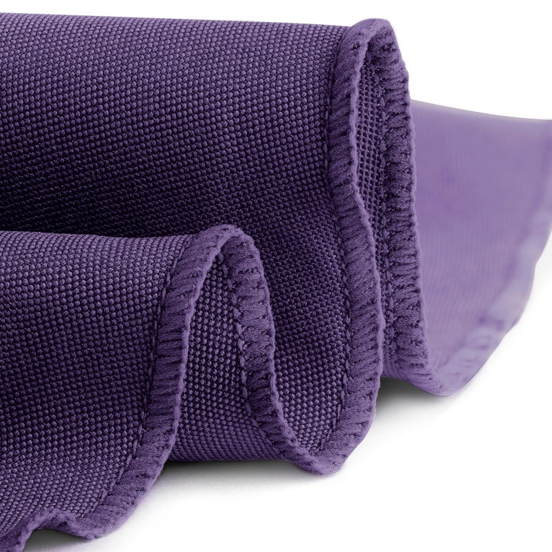 جي دي مودا Gee Di Moda Round TableCloth - 120 بوصة من القماش الأرجواني المائدة المستديرة من 60 إلى 96 بوصة جداول مستديرة - نسيج قابلة للغسل الثقيلة - لبوفيه طاولة عشاء عشاء حفل زفاف ودش الطفل - Image 3