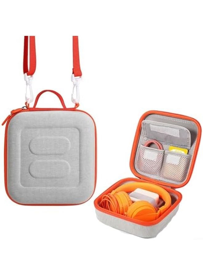 حقيبة سفر صلبة رمادية لجهاز يوتو ميني 2024 إصدار ملحقات مشغل الصوت للأطفال - Image 1