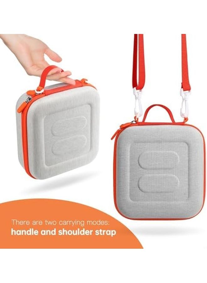 حقيبة سفر صلبة رمادية لجهاز يوتو ميني 2024 إصدار ملحقات مشغل الصوت للأطفال - Image 5