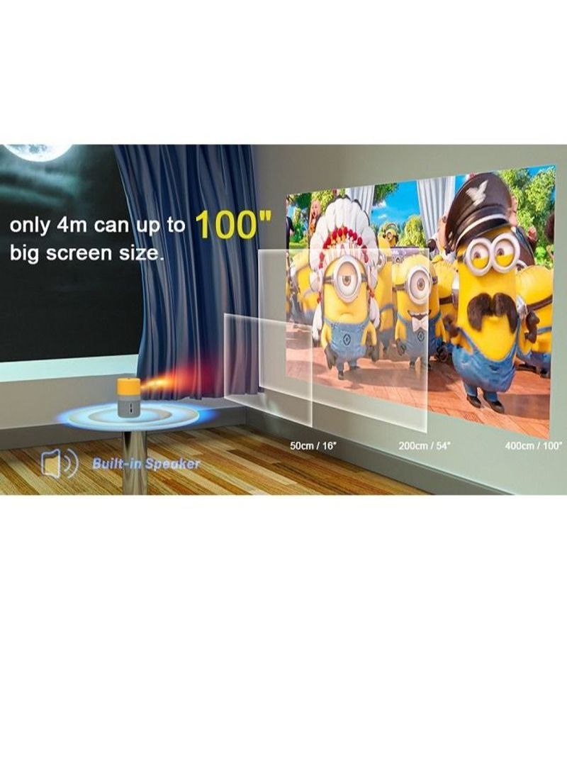 NIBEMINENT YT400 LED Portable Video Projector - Image 5