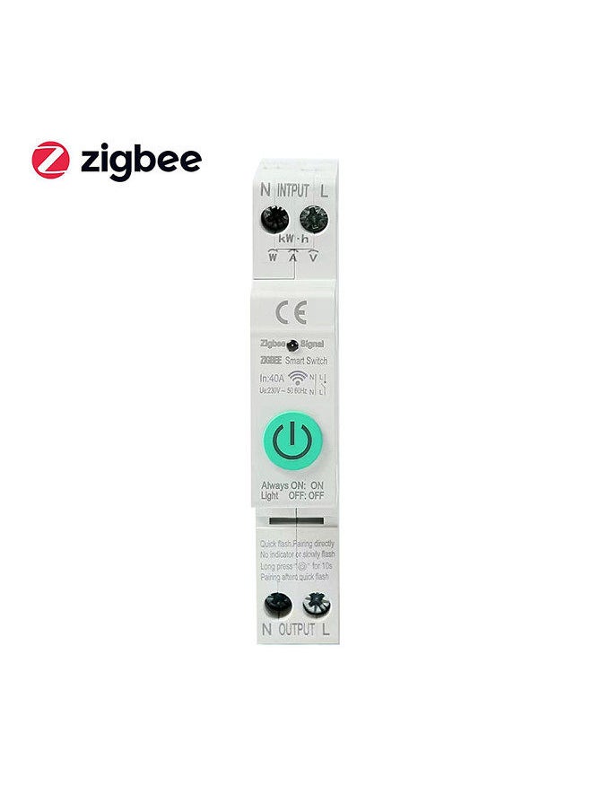 Generic Zigbee Intelligent Circuit Breaker Wireless Mobilephone APP Remotely Control Home Automation Equipment with Voice Control Function  - Image 1