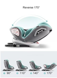 ZCM-HAPPY Car Child Safety Seat with 360° Rotating Feature With Universal Compatibility and Premium Accessories  - Image 4