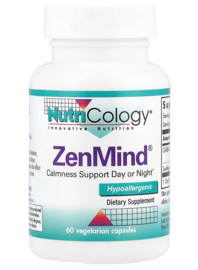 Nutricology ZenMind® 60 Vegetarian Capsules 