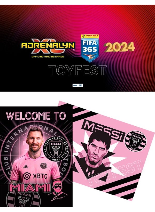 Toyfest - Panini Adrenalyn Fifa 365 - 2024 Official Trading Card Football Cards Label (8 Pack) - Image 1