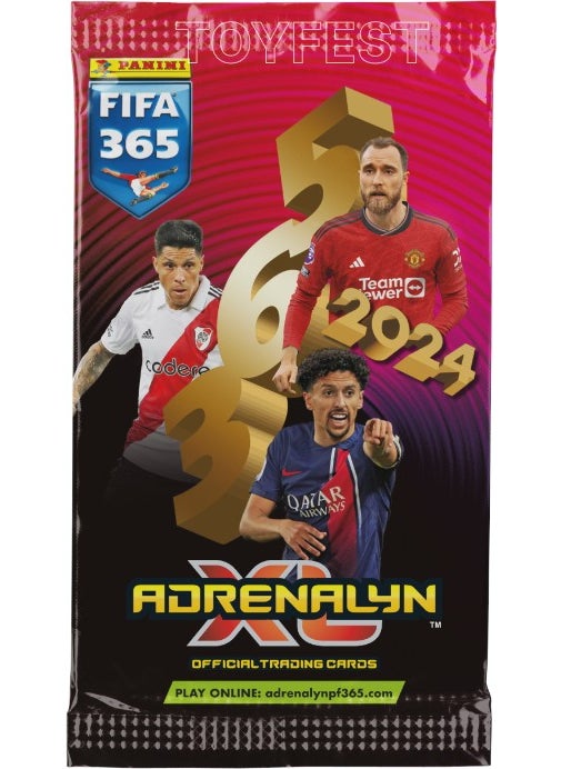 Toyfest - Panini Adrenalyn Fifa 365 - 2024 Official Trading Card Football Cards Label (8 Pack) - Image 1