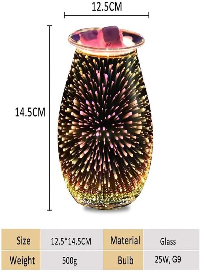 Dicimi Wax Melt Warmer (Mediterranean, 3D Fireworks) - Image 3