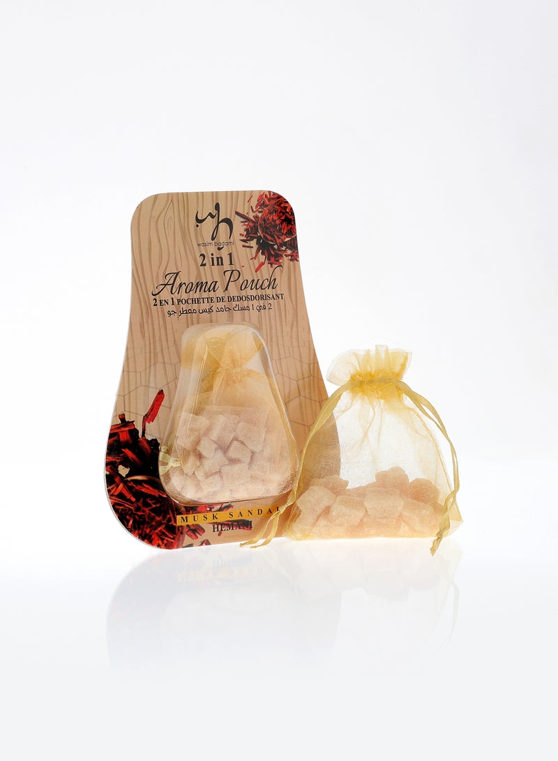 HEMANI Hemani Musk Sandal Aroma Pouch 2in1