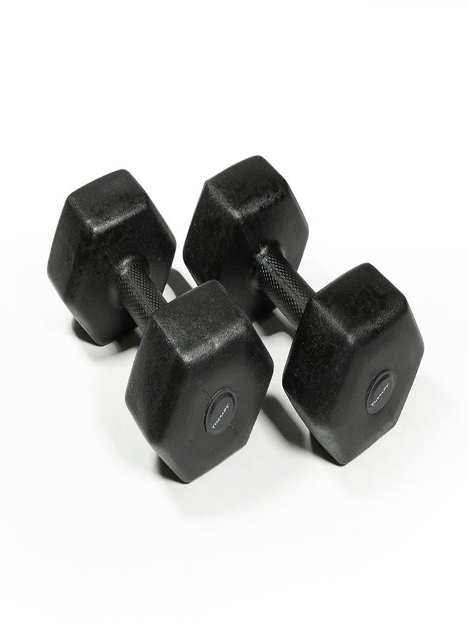 Therapy Fitness PVC Hex Dumbbells - PAIR - 4KG  - Image 1