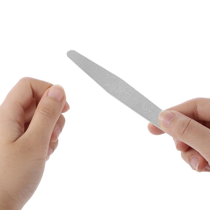 Nail Files: Durable Compact 2-in-1 Nail Art Tool - Safe Precise Design for Natural False Nails, Professional & Personal Care, On-the-go Use With Cosmetic Bag Compatibility - Image 4