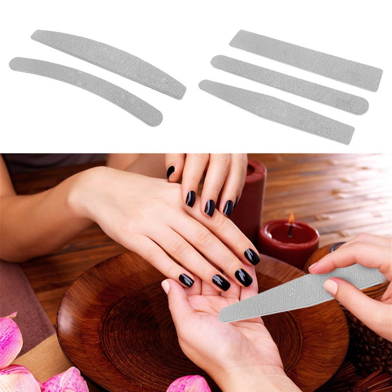 Nail Files: Durable Compact 2-in-1 Nail Art Tool - Safe Precise Design for Natural False Nails, Professional & Personal Care, On-the-go Use With Cosmetic Bag Compatibility - Image 3