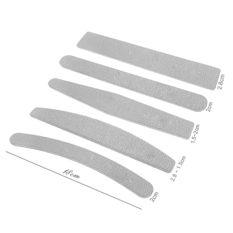 Nail Files: Durable Compact 2-in-1 Nail Art Tool - Safe Precise Design for Natural False Nails, Professional & Personal Care, On-the-go Use With Cosmetic Bag Compatibility - Image 2