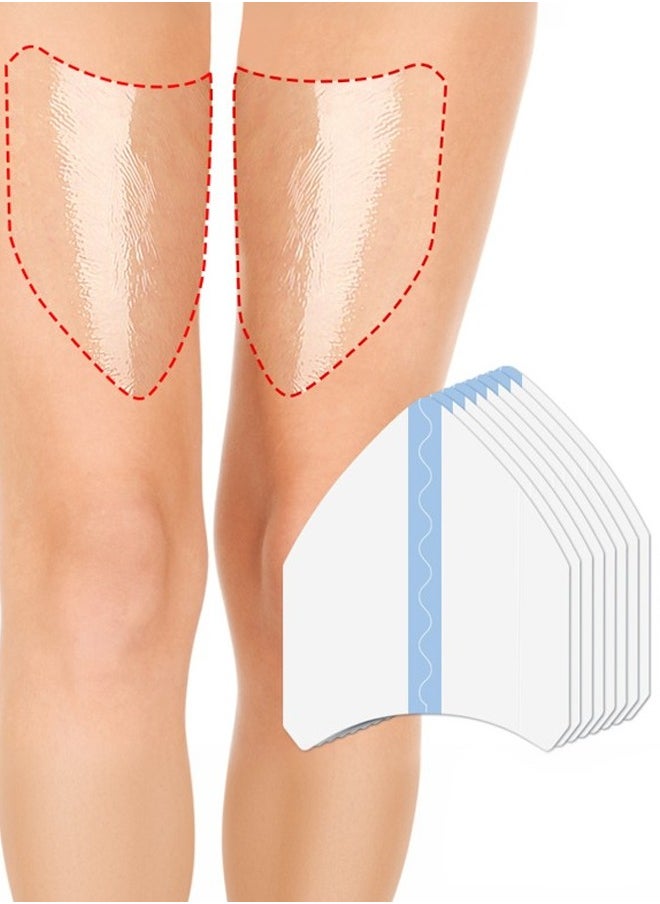 10-piece pack, inner thigh anti-chafing patches, high-elasticity invisible inner thigh anti-chafing patches, thigh friction protection patches (skin color), skin anti-chafing patches, suitable for various occasions, a great gift choice.