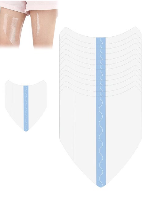 10-piece pack, inner thigh anti-chafing patches, high-elasticity invisible inner thigh anti-chafing patches, thigh friction protection patches (skin color), skin anti-chafing patches, suitable for various occasions, a great gift choice.