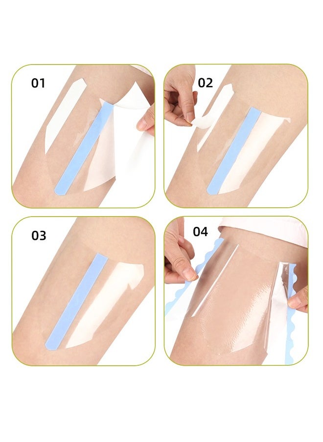 10-piece pack, inner thigh anti-chafing patches, high-elasticity invisible inner thigh anti-chafing patches, thigh friction protection patches (skin color), skin anti-chafing patches, suitable for various occasions, a great gift choice.