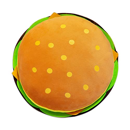 CHELEI2019 157 Hamburger Plush Cheeseburger Pillow Stuffed Food Cushion ToyGifts for Kids - Image 1