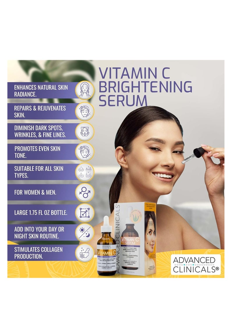أدفانسد كلينيكال سيروم فيتامين سي المضاد للشيخوخة للبقع الداكنة ولون البشرة غير الموحد وتجاعيد الوجه وخطوط التعبير 52 مل - Image 2
