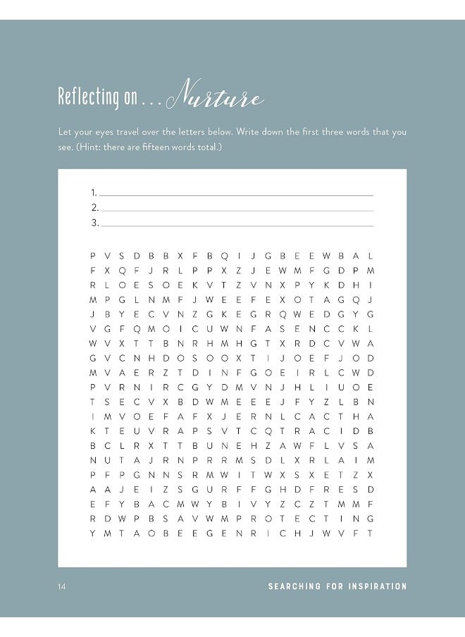 Searching for Inspiration: Word Searches and Writing Prompts to Uplift  - Image 5