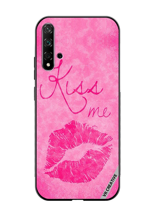 VR CREATIVE Protective Case Cover For Huawei Nova 5T Kiss me Pink Design Multicolour - Image 1