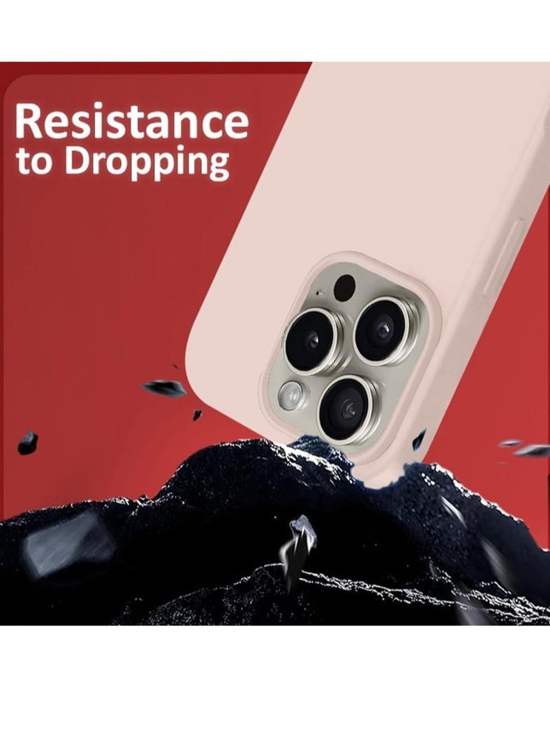 JAJEEK "Ultra Slim Liquid Silicone Case for iPhone 16 Pro Max - Soft Microfiber Lining & Enhanced Drop Protection" - Image 3