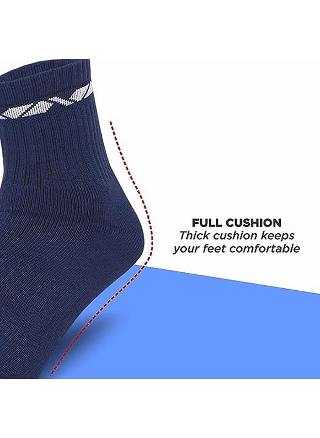 Nivia Grip Mid Calf Sports Socks | Cotton | Light Weight | Comfortable | Stylish | Casual  - Image 4