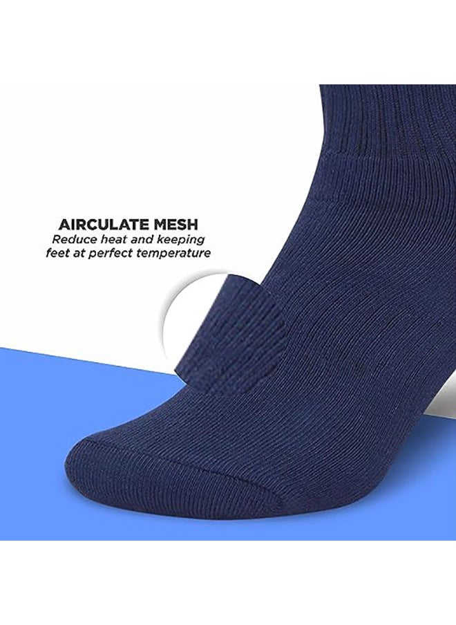 Nivia Grip Mid Calf Sports Socks | Cotton | Light Weight | Comfortable | Stylish | Casual  - Image 2