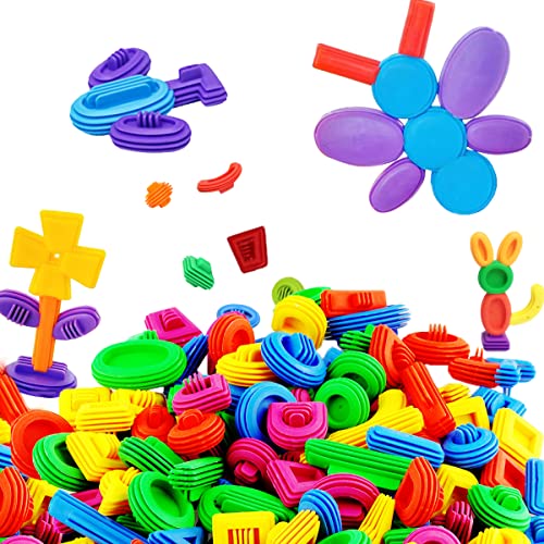 RAINBOW TOYFROG STEM Builder Toys Kit3D Educational Construction Engineering Building Blocks for Boys and Girls Ages 3 4 5 6 7 8 9 10 Years OldBest STEM Activities for Kids Ages 35 - Image 1