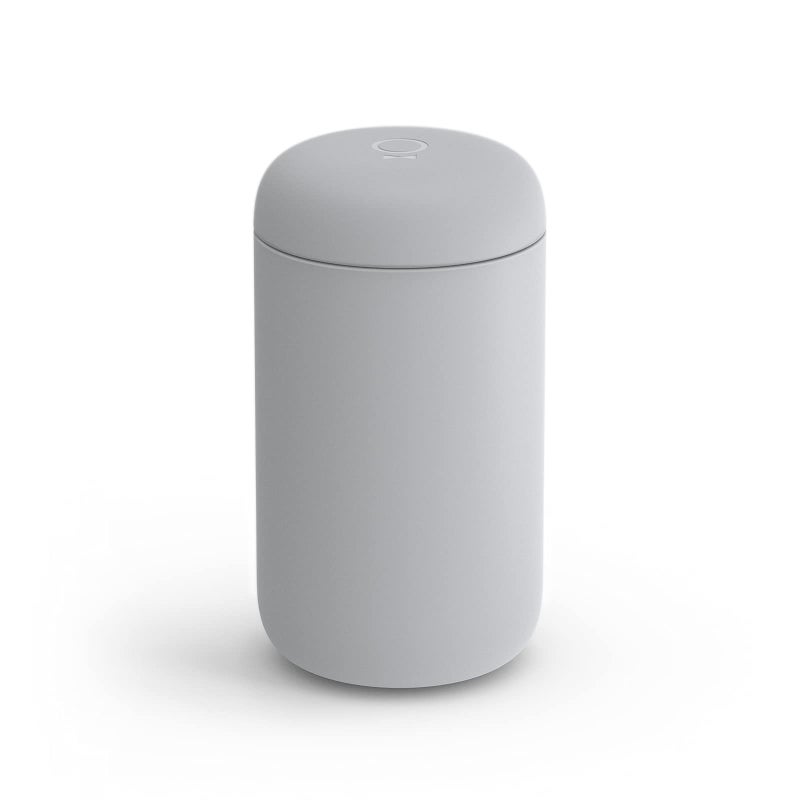 Fellow 16 oz Carter Wide Travel Mug  Wide Mouth VacuumInsulated Stainless Steel  Tea and Coffee Tumbler  Travel Coffee Mug with Ceramic Interior  Matte Grey