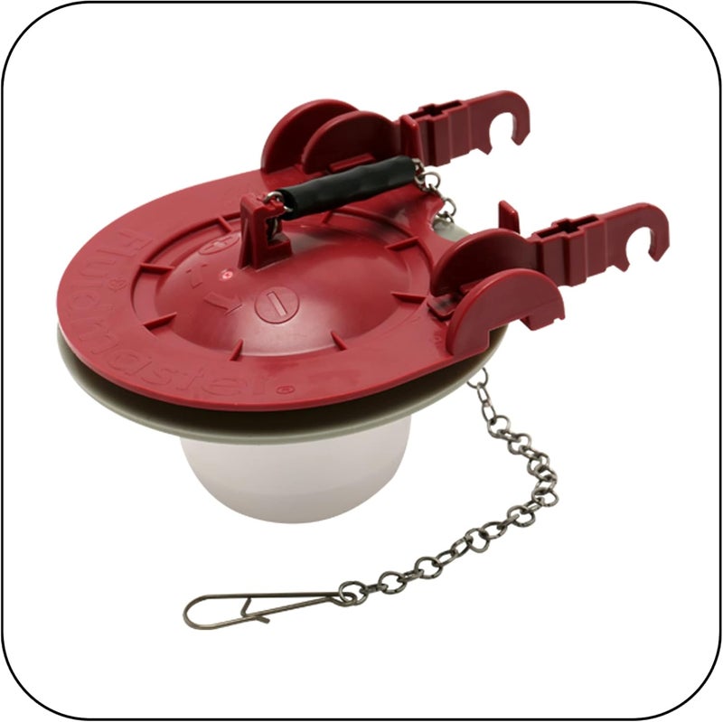 Fluidmaster K-400H-040-T5 PerforMAX Fill Valve and 3-Inch Flapper Toilet Repair Kit, Multicolor - Image 2