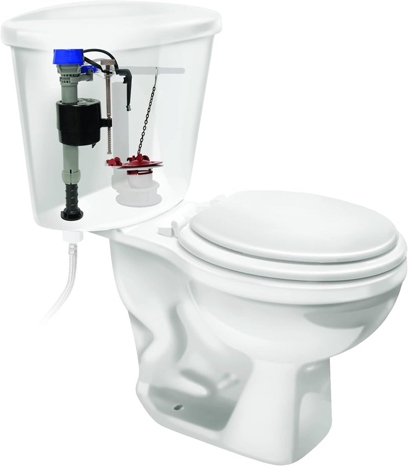 Fluidmaster K-400H-040-T5 PerforMAX Fill Valve and 3-Inch Flapper Toilet Repair Kit, Multicolor - Image 4