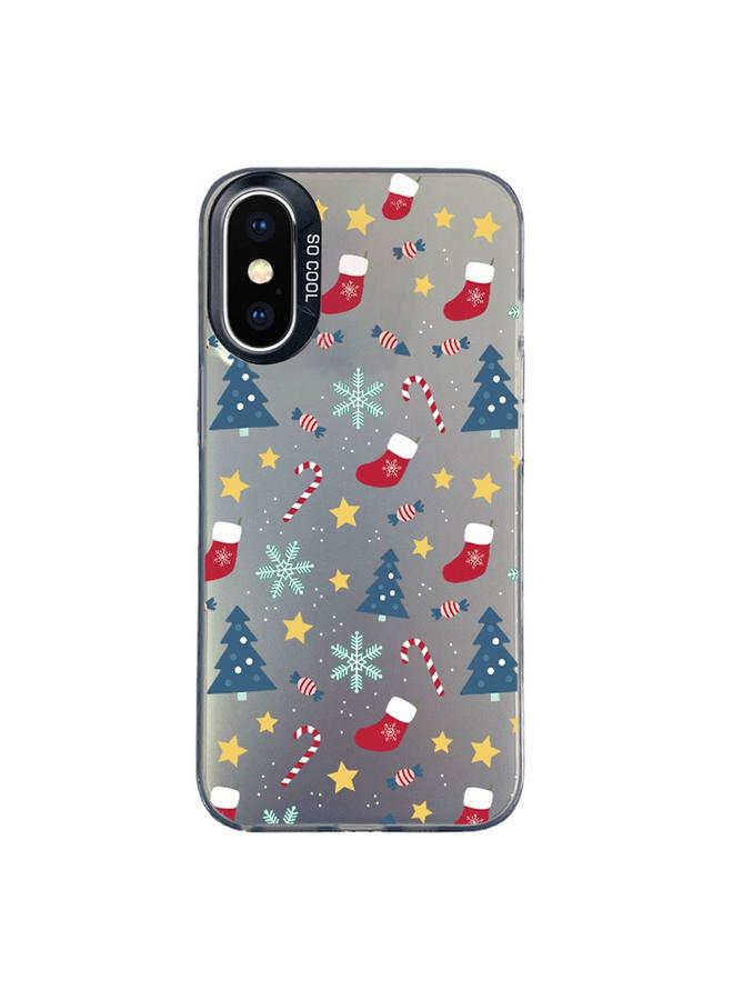 S-TOP Case For iPhone XS Max Christmas Series PC Full Coverage Pattern Phone Case - Image 1