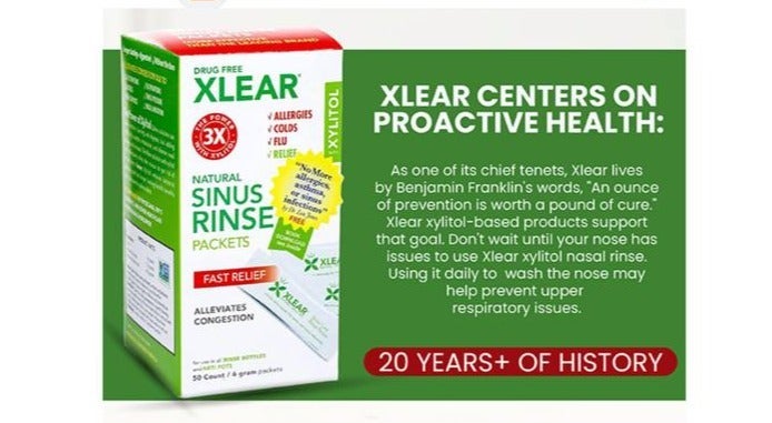 إكسلير Xlear، أكياس غسول طبيعي للجيوب الأنفية، 50 كيسًا، 6 جم لكل كيس . - Image 4