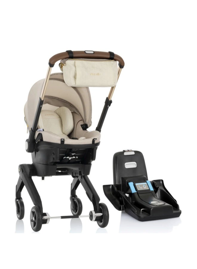 Evenflo - Gold Shyft Dual Ride Stroller Car Seat - Limited Edition Champagne - Image 2