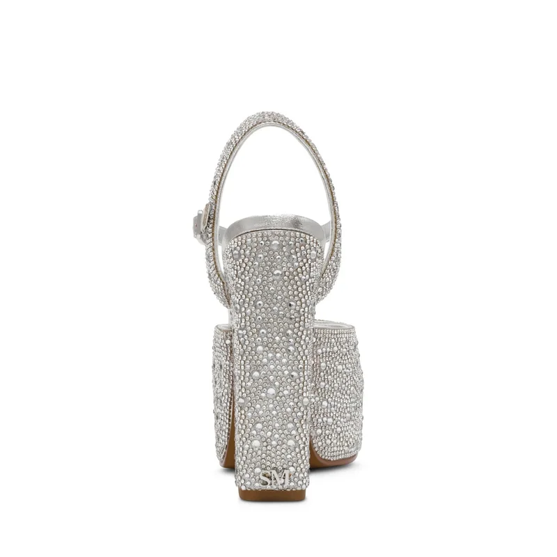 STEVE MADDEN  Tandem-R Silver Women's Sandals for Women | Best Price UAE