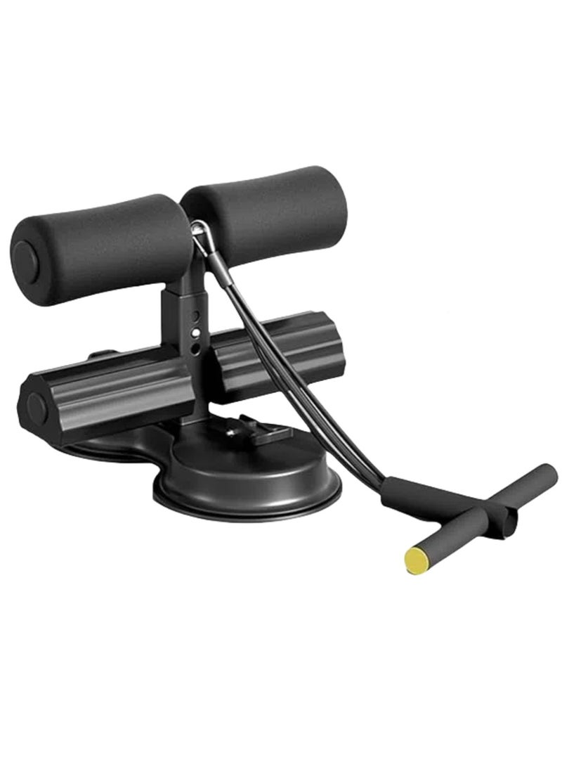 تشو داي جهاز مساعد لتدريب عضلات البطن، جهاز تدريب متعدد الوظائف قابل للتعديل، تدريب كامل لعضلات الجسم للبنات والرجال، جهاز تمرين الجلوس، معدات لياقة بدنية محمولة للمنزل والصالة الرياضية، مع كوبين شفط وشريط مقاومة - Image 1